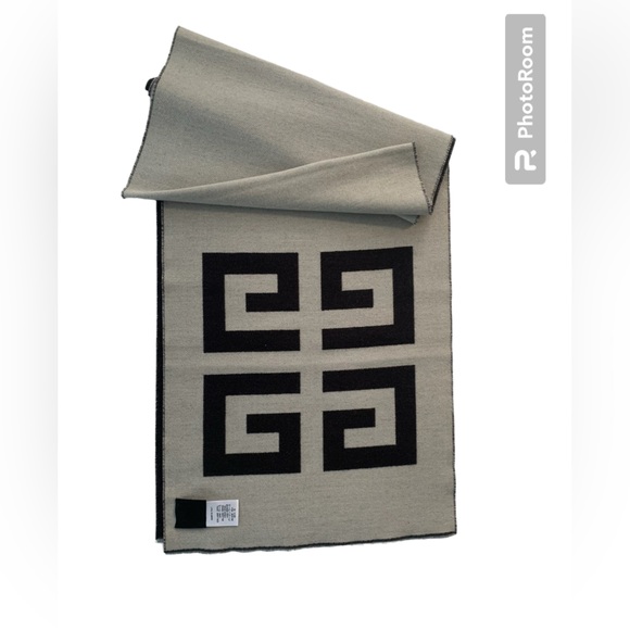 🔥🔥🔥 GIVENCHY Reversible jacquard-knit wool and silk-blend scarf🔥🔥🔥 - Picture 7 of 8